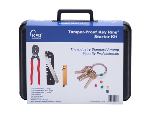 Tamper Proof Key Rings Starter Kit